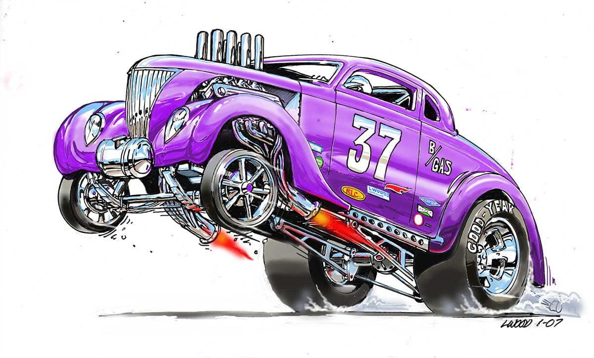 Passn' Gasser Larry Wood Hot Wheels