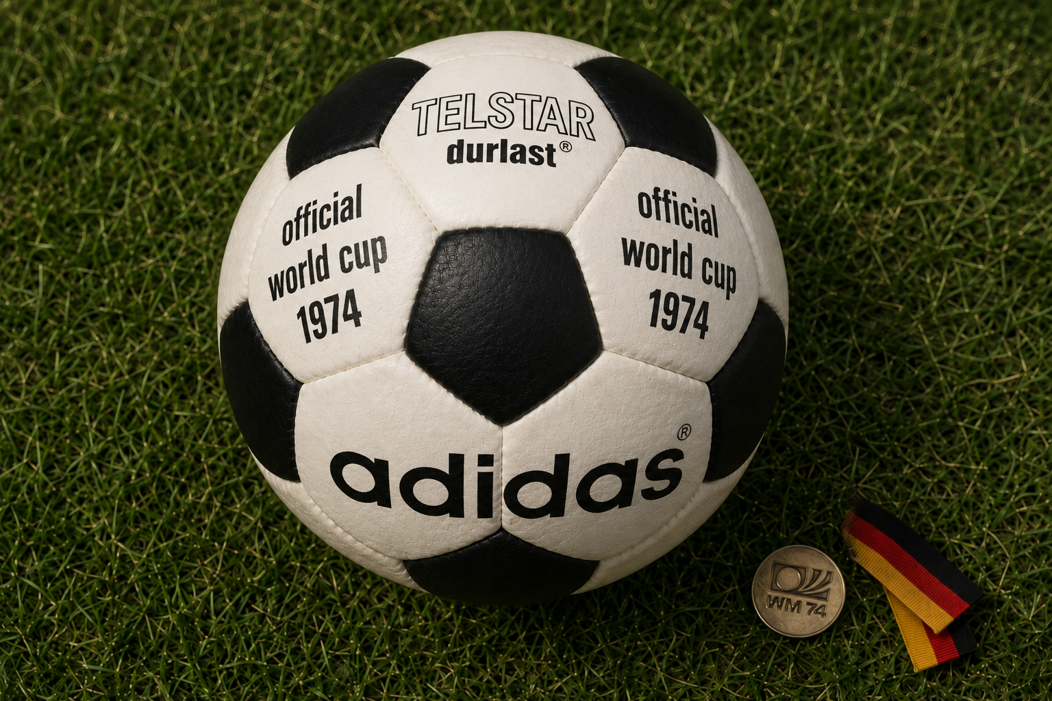 🇩🇪 Alemania 1974 — Adidas Telstar Durlast