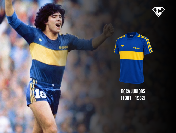 Jersey Boca Juniors 81-82